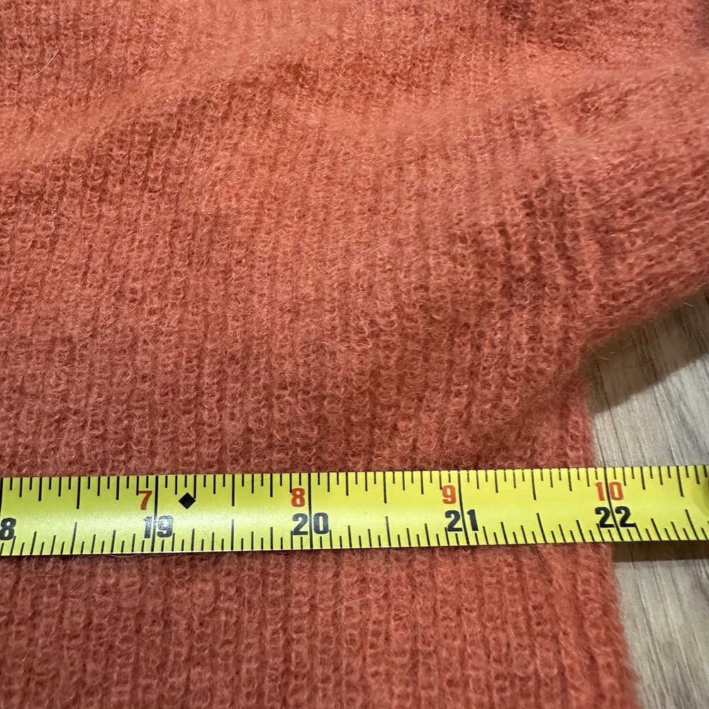 Sezane Gaspard Cardigan Size XXL Coral Mohair Alpaca Blend Sweater Button Up - Picture 5 of 8